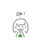 テキトーオンナ2（個別スタンプ：1）