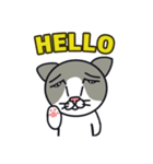 悲しい猫ルル（個別スタンプ：1）