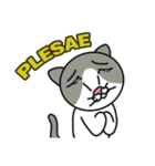 悲しい猫ルル（個別スタンプ：3）