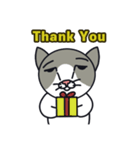 悲しい猫ルル（個別スタンプ：6）