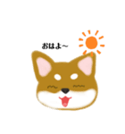 かわいい柴犬スタンプ♡（個別スタンプ：4）