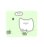白いあの子…（個別スタンプ：28）