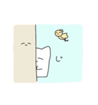 白いあの子…（個別スタンプ：30）