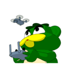 ドロガッパ（個別スタンプ：3）