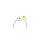 ゆるい白ねこちゃん(日常使い)（個別スタンプ：2）