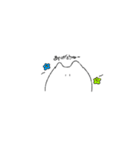 ゆるい白ねこちゃん(日常使い)（個別スタンプ：4）