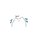 ゆるい白ねこちゃん(日常使い)（個別スタンプ：13）
