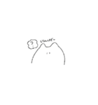 ゆるい白ねこちゃん(日常使い)（個別スタンプ：14）