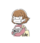 ぶきっちょガール（個別スタンプ：23）