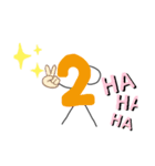 おかしな数字たち（個別スタンプ：2）