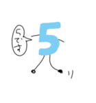 おかしな数字たち（個別スタンプ：5）
