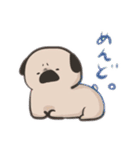 短足ワンコ（パグ編）（個別スタンプ：1）