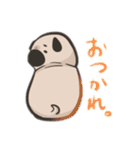 短足ワンコ（パグ編）（個別スタンプ：2）