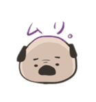 短足ワンコ（パグ編）（個別スタンプ：7）