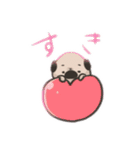 短足ワンコ（パグ編）（個別スタンプ：8）