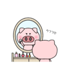 ぶたさんのルーティン（個別スタンプ：4）