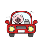 ぶたさんのルーティン（個別スタンプ：6）