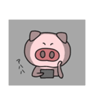 ぶたさんのルーティン（個別スタンプ：15）