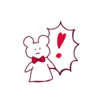 耳が縮んだうさぎさん（個別スタンプ：21）