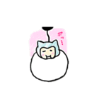 でぶねこミノムシ（個別スタンプ：5）
