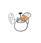 でぶねこミノムシ（個別スタンプ：13）