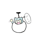 でぶねこミノムシ（個別スタンプ：23）