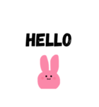 かわいーいうさちゃんのスタンプ（個別スタンプ：2）