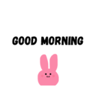 かわいーいうさちゃんのスタンプ（個別スタンプ：4）