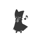 名もなき黒猫スタンプ（個別スタンプ：22）