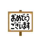 くるくる回転！ねことデカ文字（個別スタンプ：10）