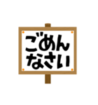 くるくる回転！ねことデカ文字（個別スタンプ：14）