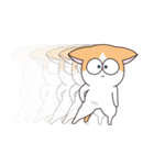 ハチワレ猫のわさび（個別スタンプ：1）