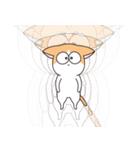 ハチワレ猫のわさび（個別スタンプ：3）