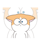 ハチワレ猫のわさび（個別スタンプ：4）