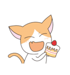 ハチワレ猫のわさび（個別スタンプ：12）