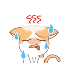 ハチワレ猫のわさび（個別スタンプ：35）