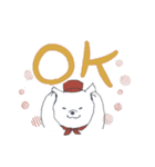なかよし紀州犬（個別スタンプ：1）