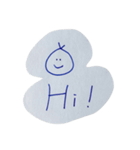 手書き、英語、日常会話（個別スタンプ：1）