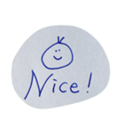 手書き、英語、日常会話（個別スタンプ：8）