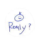 手書き、英語、日常会話（個別スタンプ：13）