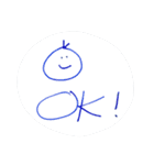 手書き、英語、日常会話（個別スタンプ：15）