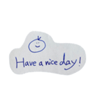 手書き、英語、日常会話（個別スタンプ：24）