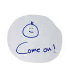 手書き、英語、日常会話（個別スタンプ：28）