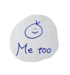 手書き、英語、日常会話（個別スタンプ：33）