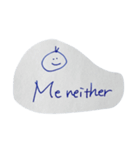 手書き、英語、日常会話（個別スタンプ：34）
