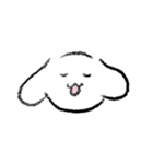 白いわんさん（個別スタンプ：2）