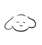 白いわんさん（個別スタンプ：3）