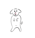 白いわんさん（個別スタンプ：13）