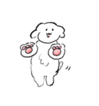 白いわんさん（個別スタンプ：25）