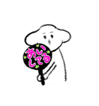 白いわんさん（個別スタンプ：35）